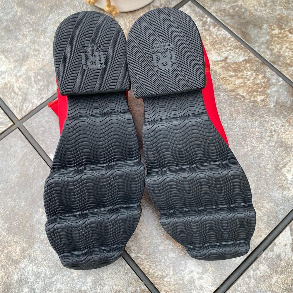 iRi WES I Neoprene Low Top Platform Sneaker Size EU 37 US 7 Red - Picture 10 of 14